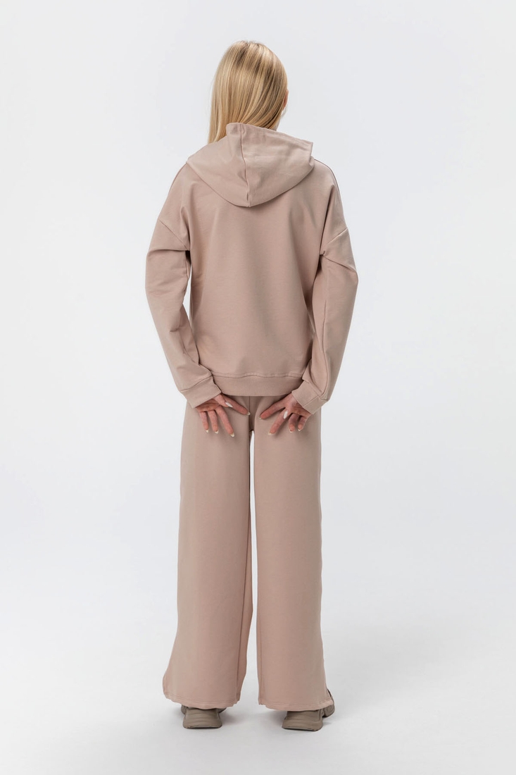 Фото Костюм (худи+штаны) для девочки Viollen 2192 128 см Бежевый (2000990147776D)