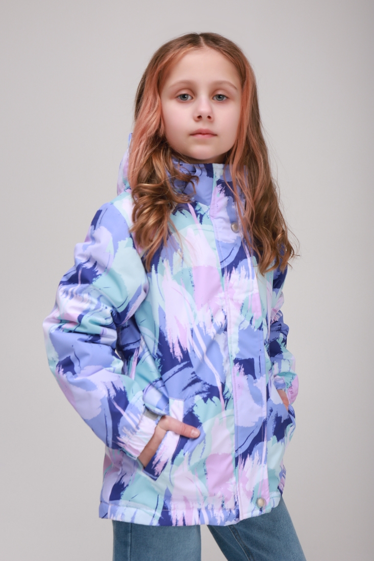 Фото Куртка для дівчинки Snowgenius D442-018 116 см Фіолетовий (2000989273875D)