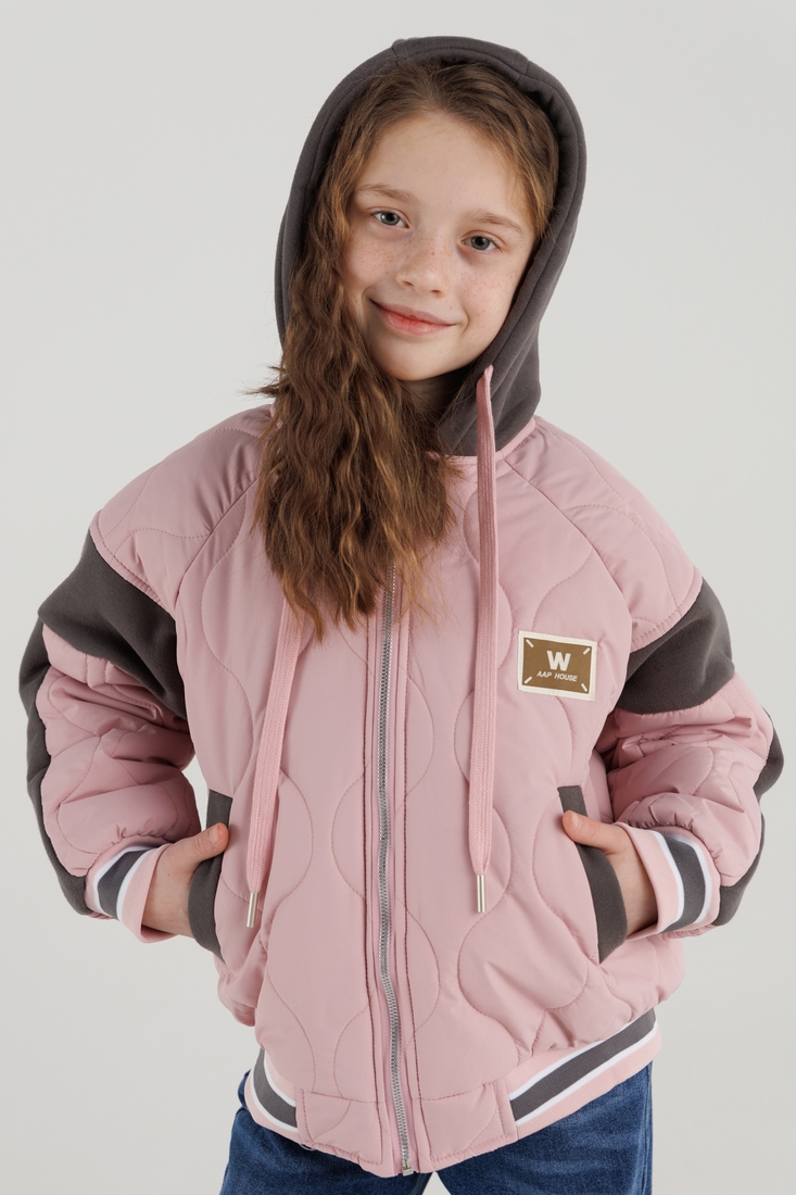 Фото Куртка для дівчинки XZKAMI 8866 152 см Рожевий (2000990255433D)