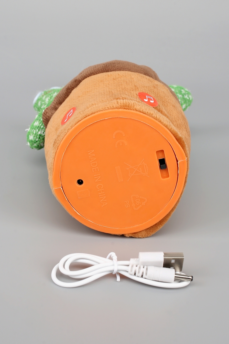 Фото Мягкая интерактивная игрушка кактус повторюшка на USB K40805 Желтый (2000989385240)
