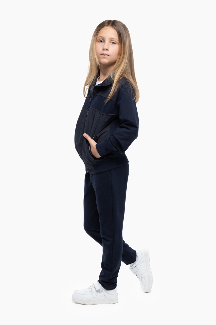 Фото Спортивний костюм (кофта, штани) дитячий Rafiki 1033 140 см Синій (2000989838982D)