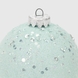 Новорічна куля блискуча Dashuri 8 см см Бірюзовий (2000990124364)(NY) Фото 3 з 3