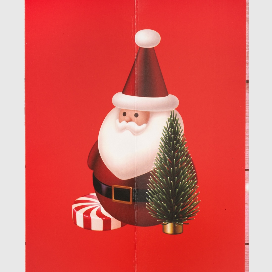Фото Пакет подарунковий новорічний "Дід Мороз" DW6316 30х40х12 см Різнокольоровий (2000990241900)(NY)