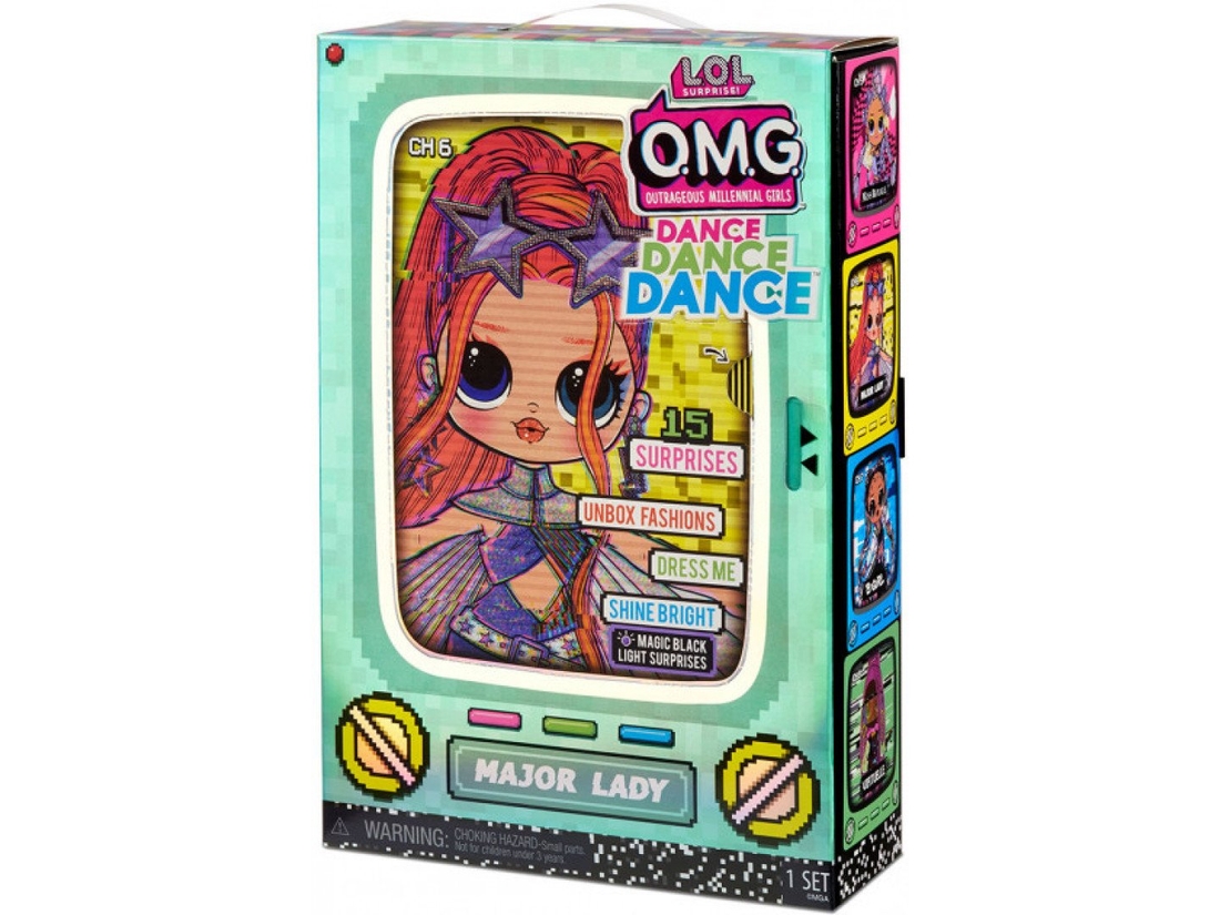Фото Ігровий набір з лялькою L.O.L. SURPRISE! серії "O.M.G. Dance" - ЛЕДІ-КРУТИШКА 117889 (6900006575257)