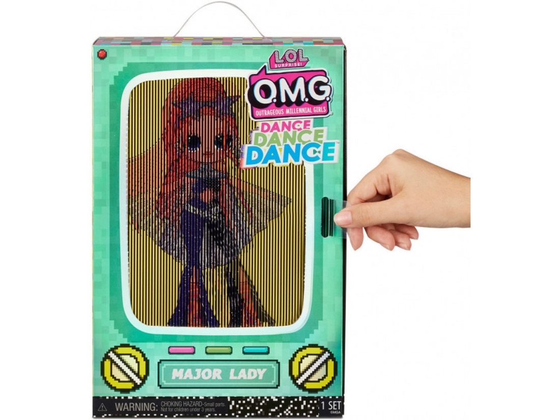 Фото Ігровий набір з лялькою L.O.L. SURPRISE! серії "O.M.G. Dance" - ЛЕДІ-КРУТИШКА 117889 (6900006575257)