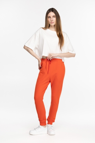 Фото Спортивные штаны женские MMS 1003 L Оранжевый (2000989788416D)