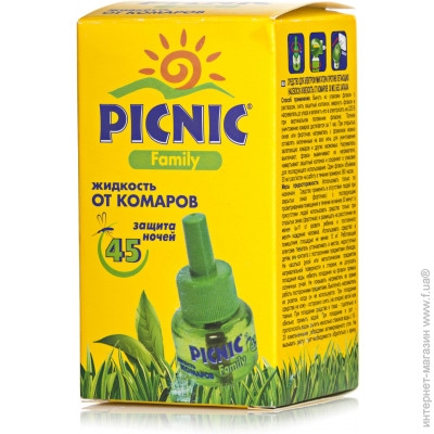 Фото "Picnic Family" - жидкость от комаров 30 мл (45 ночей) 0015 (4820185020015)