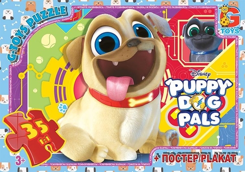 Пазли ТМ "G-Toys" із серії "Веселі мопси" (Puppy Dog Pals), 35 ел. MD400 (4824687640269)