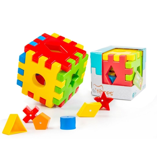 Фото Розвиваюча іграшка Tigres 39376 Чарівний куб 12 елементів (4820159393763)