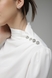 Блуза жіноча однотонна Sateen 552-1505 S Білий (2000989512721D) Фото 3 з 12