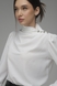 Блуза жіноча однотонна Sateen 552-1505 XL Білий (2000989512752D) Фото 2 з 12