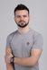 Фітнес футболка однотонна чоловіча Speed Life XF-1509 S Сірий (2000989559856A) Фото 2 з 11