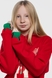 Худи с принтом для девочки XZKAMI 23092 134 см Красный (2000990106322W)(NY) Фото 4 из 15