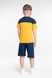 Костюм футболка+шорти для хлопчика Hees HS-78 134 см Помаранчевий (2000989700722S) Фото 3 з 17