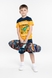 Костюм футболка+шорти для хлопчика Hees HS-78 104 см Помаранчевий (2000989700692S) Фото 4 з 17
