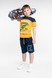 Костюм футболка+шорты для мальчика Hees HS-78 134 см Оранжевый (2000989700722S) Фото 1 из 17