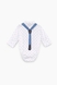 Костюм малявка (боди+рубашка+штаны) Mini Papi 2427 86 Синий (2000989136767D) Фото 4 из 8