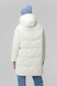 Куртка зимова жіноча 8872 52 Молочний (2000989872306W) Фото 3 з 17