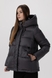 Куртка зимова жіноча Feenegere 8360 42 Темно-сірий (2000989859314W) Фото 1 з 23