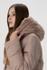 Куртка зимова жіноча Towmy 2010 2XL Темно-бежевий (2000989855880W) Фото 5 з 19