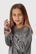 Піжама для дівчинки Mihra kids 13351-8 12-13 років Сірий (2000990108746A) Фото 6 з 19