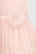 Сукня бальна з візерунком для дівчинки Wecan 24148 110 см Персиковий (2000990342997A) Фото 10 з 14