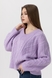 Пуловер однотонний жіночий Park karon 5857 One Size Бузковий (2000990151612W) Фото 4 з 11
