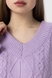 Пуловер однотонний жіночий Park karon 5857 One Size Бузковий (2000990151612W) Фото 3 з 11