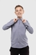 Сорочка однотонна для хлопчика Deniz 311-1 164 см Сірий (2000989810414D) Фото 2 з 12