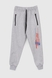 Спортивні штани з принтом для хлопчика Pitiki 009769 134 см Сірий (2000990045522D) Фото 8 з 12