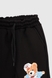 Спортивні штани з принтом для хлопчика Pitiki 9791 Ведмедик 110 см Чорний (2000990046741W) Фото 3 з 6
