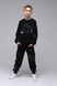 Спортивные штаны для мальчика однотонные X-SHOW 11199 128 см Черный (2000989445609D) Фото 4 из 15