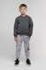 Спортивні штани з принтом для хлопчика Pitiki 009769 134 см Сірий (2000990045522D) Фото 5 з 12