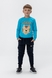 Спортивні штани з принтом для хлопчика Pitiki 2001-1 128 см Темно-синій (2000990094292W) Фото 4 з 12