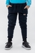 Спортивні штани з принтом для хлопчика Pitiki 2001-1 128 см Темно-синій (2000990094292W) Фото 1 з 12