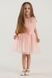Сукня бальна з візерунком для дівчинки Wecan 24148 110 см Персиковий (2000990342997A) Фото 3 з 14