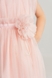 Сукня бальна з візерунком для дівчинки Wecan 24148 110 см Персиковий (2000990342997A) Фото 5 з 14