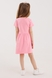 Платье однотонное для девочки 3106 116 см Розовый (2000990346636S) Фото 6 из 12