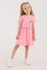 Платье однотонное для девочки 3106 116 см Розовый (2000990346636S) Фото 1 из 12