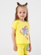 Костюм футболка+шорты для девочки Baby Show 16408 110 см Желтый (2000990474117S) Фото 4 из 15