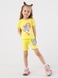Костюм футболка+шорти для дівчинки Baby Show 16408 110 см Жовтий (2000990474117S) Фото 1 з 15