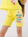 Костюм футболка+шорты для девочки Baby Show 16408 110 см Желтый (2000990474117S) Фото 5 из 15