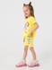 Костюм футболка+шорти для дівчинки Baby Show 16408 110 см Жовтий (2000990474117S) Фото 2 з 15