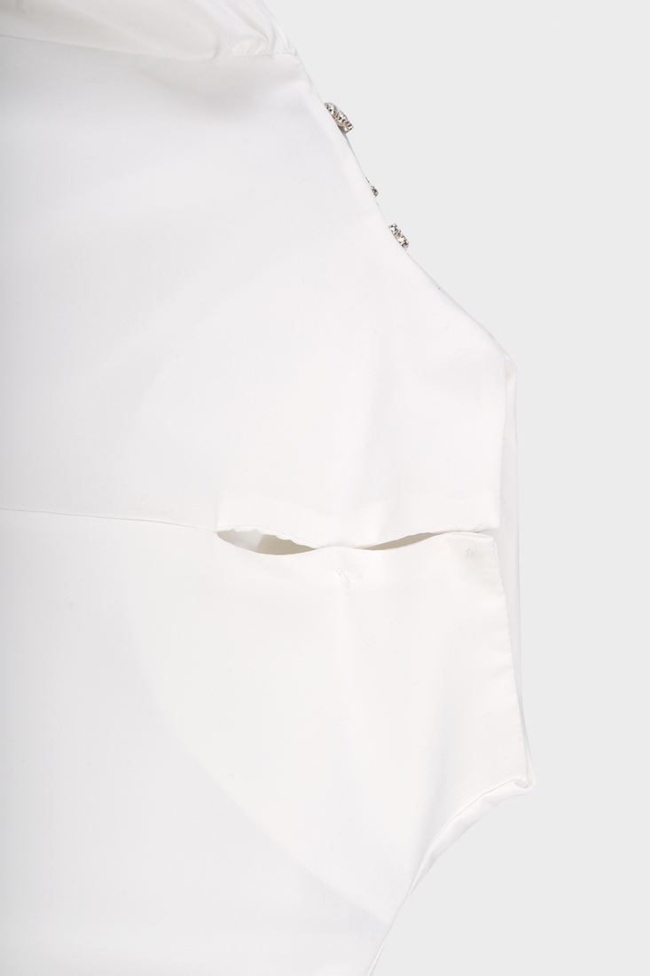 Фото Блуза жіноча однотонна Sateen 552-1505 XL Білий (2000989512752D)