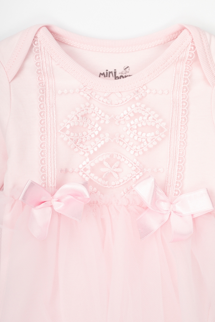 Фото Боди-платье праздничное Mini born 2199 74 см Розовый (2000989765707D)
