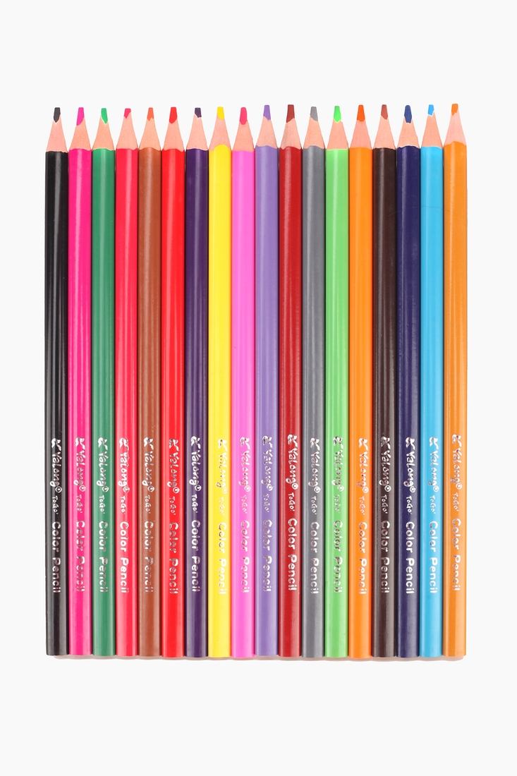 Фото Кольорові олівці 18 шт пластик YL211010-18 Бірюзовий (2000989302209)