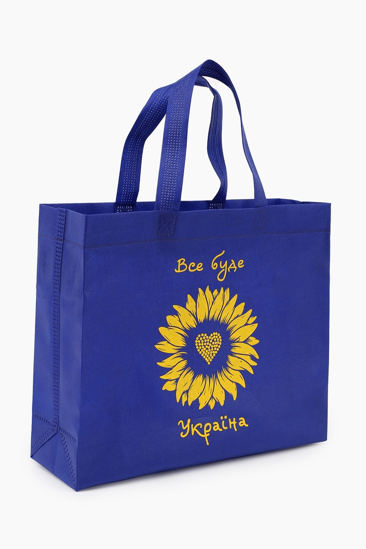 Фото Еко-сумка EcoProsto Все буде Україна Синій (2000989165842A)