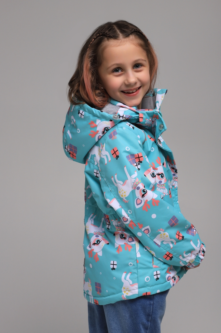 Фото Куртка для девочки Snowgenius D442-013 140 см Мятный (2000989274179D)