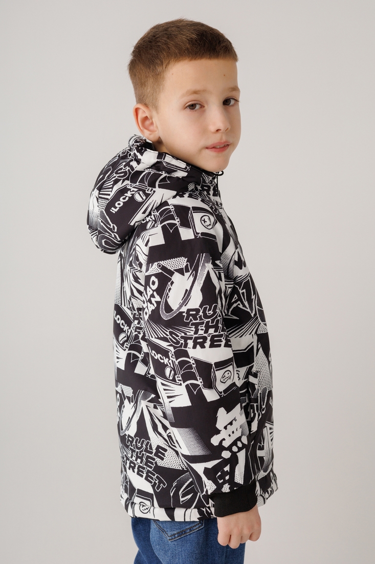 Фото Куртка для хлопчика 23-26 116 см Чорний (2000990284600D)
