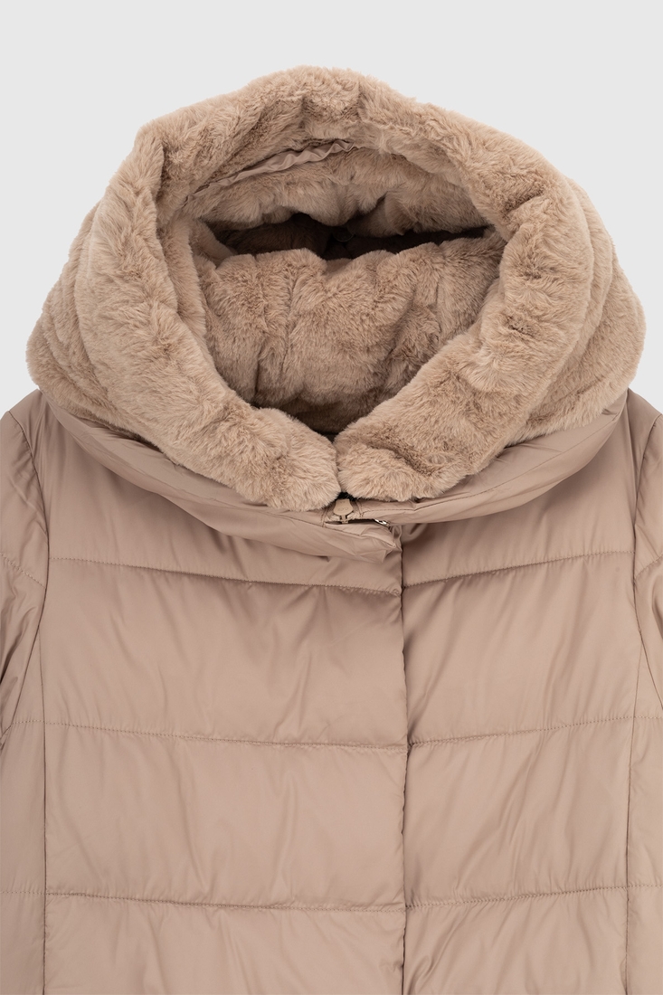 Фото Куртка зимова жіноча Towmy 2010 S Темно-бежевий (2000989855842W)